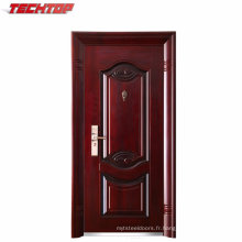 Conception de porte en acier de sécurité d&#39;entrée TPS-058 Made in China